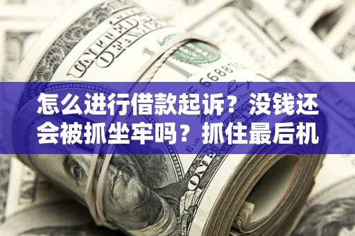 济南怎么进行借款起诉？没钱还会被抓坐牢吗？抓住最后机会！