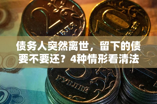 济南债务人突然离世，留下的债要不要还？4种情形看清法律判决