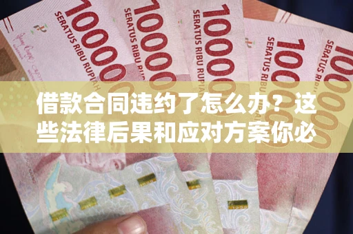 济南借款合同违约了怎么办？这些法律后果和应对方案你必须知道