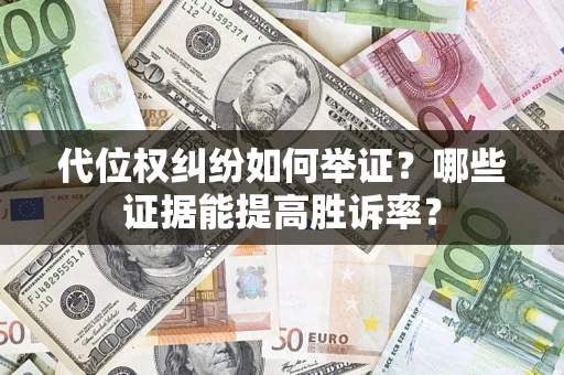 济南代位权纠纷如何举证？哪些证据能提高胜诉率？